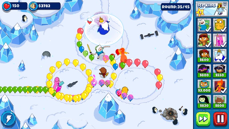 Bloons Adventure Time TD gameplay screenshot 1