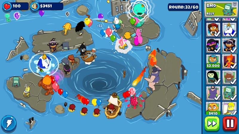 Bloons Adventure Time TD gameplay screenshot 2