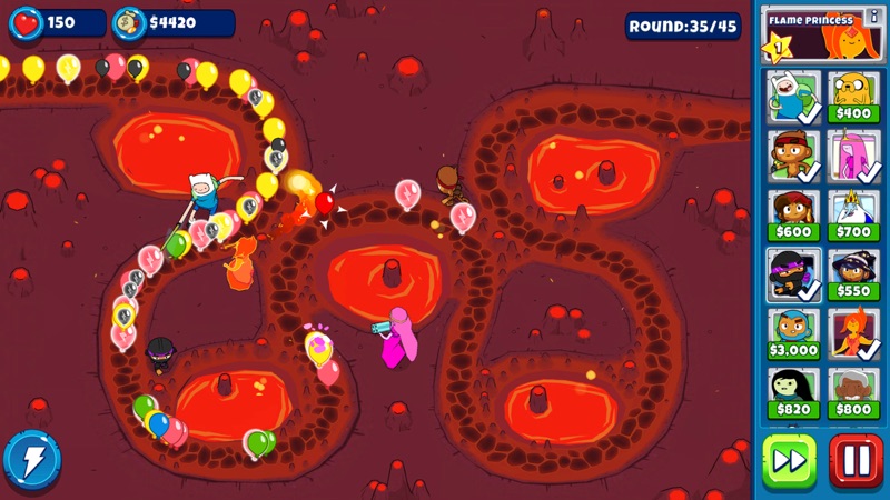 Bloons Adventure Time TD gameplay screenshot 4