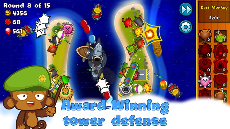 Bloons Monkey City gameplay screenshot 2